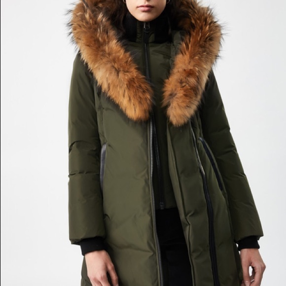 mackage kay coat army